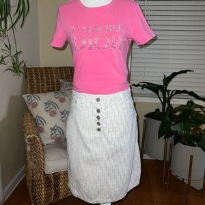 Authentic Vintage Dior Trotter Skirt Size 12